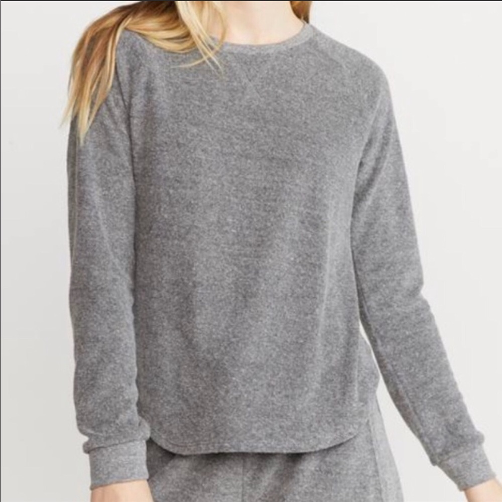 Marine Layer Cozy Gray Crewneck Sweatshirt